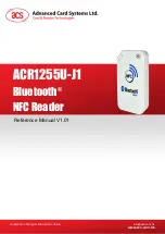 ACS ACR1255U-J1 Reference Manual preview