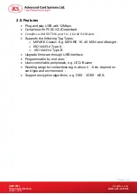 Preview for 5 page of ACS ACR1283L User Manual