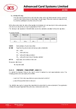 Preview for 25 page of ACS ACR30 Reference Manual