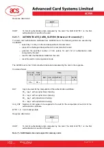 Preview for 27 page of ACS ACR30 Reference Manual