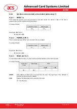 Preview for 28 page of ACS ACR30 Reference Manual