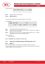 Preview for 29 page of ACS ACR30 Reference Manual