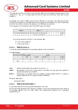 Preview for 31 page of ACS ACR30 Reference Manual