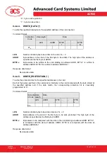 Preview for 35 page of ACS ACR30 Reference Manual