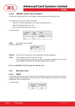 Preview for 36 page of ACS ACR30 Reference Manual