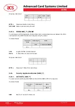 Preview for 38 page of ACS ACR30 Reference Manual