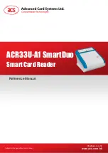 Preview for 1 page of ACS ACR33U-A1 Smart Duo Reference Manual