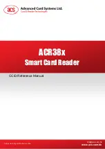 ACS ACR38x Reference Manual preview