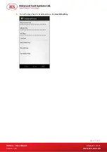 Предварительный просмотр 17 страницы ACS ACR3x mobile User Manual