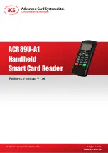 ACS ACR89U-A1 Reference Manual preview