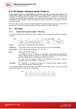 Preview for 9 page of ACS AET60 BioCARDKey Reference Manual