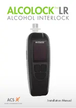 ACS ALCOLOCK LR Installation Manual preview