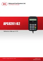 Preview for 1 page of ACS APG8201-B2 Reference Manual