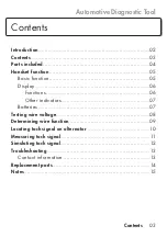 Preview for 3 page of ACS AUTOMOTIVE DIAGNOSTIC TOOL Instruction Manual