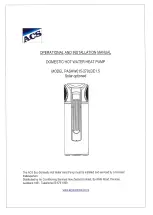 ACS PASHW015-270DLE1.5 Operation And Installation Manual preview