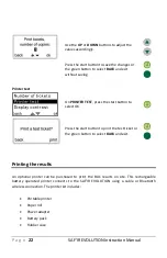 Предварительный просмотр 22 страницы ACS SAF'IR EVOLUTION Instruction Manual