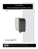 Предварительный просмотр 1 страницы ACS TC110 Series Operation And Instruction Manual