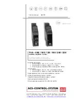 ACS TVA-080 Technical Manual предпросмотр