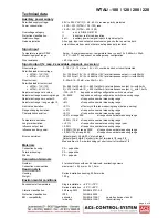 Предварительный просмотр 8 страницы ACS WTAU-100 Technical Manual