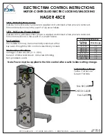 Предварительный просмотр 1 страницы ACSI HAGER 45CE Instructions