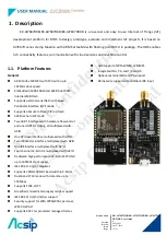 Предварительный просмотр 4 страницы AcSiP EK-AI7687HXB User Manual