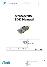 Preview for 1 page of AcSiP S76S Manual