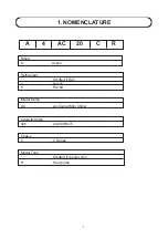 Preview for 3 page of Acson international A4AC100C Technical Manual