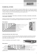 Preview for 3 page of Acson international A5VCC-V Series Technical Manual