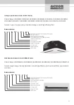 Preview for 5 page of Acson international A5VR ECO-PLUS Series Technical Manual