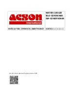 Preview for 1 page of Acson international A5WCP0060A-FP Installation Operation & Maintenance