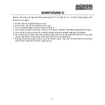 Preview for 9 page of Acson international AAD20B Operation Manual