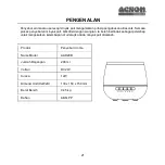 Preview for 21 page of Acson international AAD20B Operation Manual