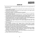 Preview for 26 page of Acson international AAD20B Operation Manual