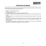 Preview for 27 page of Acson international AAD20B Operation Manual