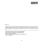 Preview for 29 page of Acson international AAD20B Operation Manual