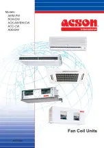 Preview for 1 page of Acson international ACC 10CW Manual