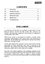 Preview for 3 page of Acson international AFF10A Operation Manual