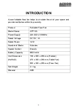 Preview for 4 page of Acson international AFF10A Operation Manual