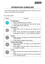 Preview for 9 page of Acson international AFF10A Operation Manual