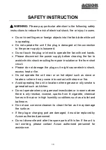 Preview for 15 page of Acson international AFF10A Operation Manual