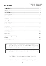 Preview for 2 page of Acson international AWH028C Technical Manual