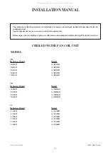 Preview for 5 page of Acson international IM-FCU-0501-ACSON Installation Manual