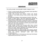 Предварительный просмотр 37 страницы Acson AAD13A Operation Manual