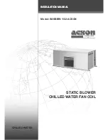 Acson ADB075BW Installation Manual preview