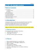 Предварительный просмотр 3 страницы ACT 8716065441734 User Manual