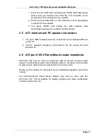 Preview for 12 page of ACT ACTENTRY V-IP Operating And Installtion Instructions