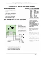 Preview for 25 page of ACT ACTENTRY V-IP Operating And Installtion Instructions