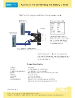 Предварительный просмотр 1 страницы ACT ACTPRO 1010 Wiring Instruction