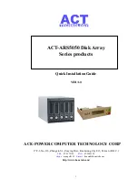 ACT ARS5050C Quick Installation Manual предпросмотр