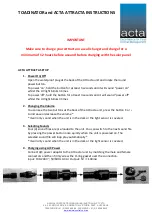 Preview for 1 page of acta TOADINATOR Quick Start Manual